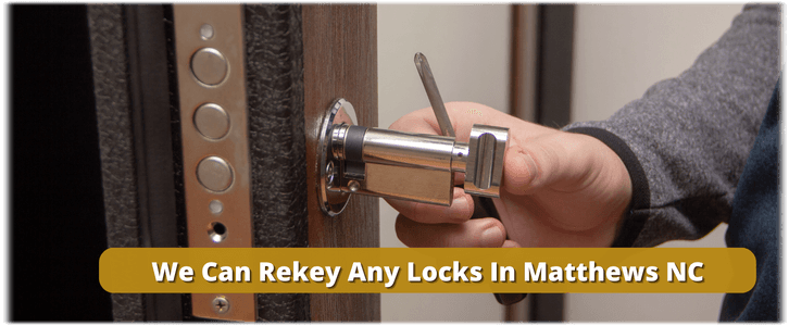 Lock Rekey Service Matthews NC  (704) 480-3274